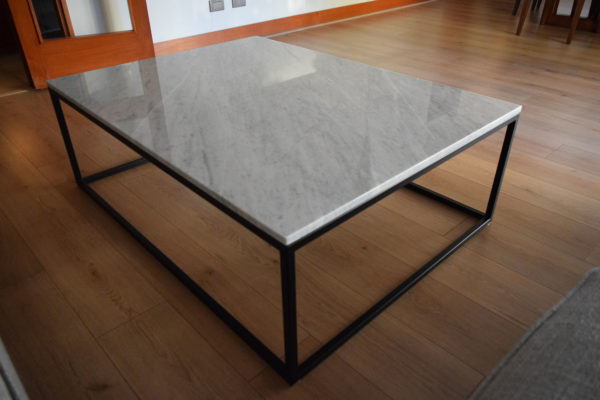 Mesa de centro mármol Carrara - Imagen 2